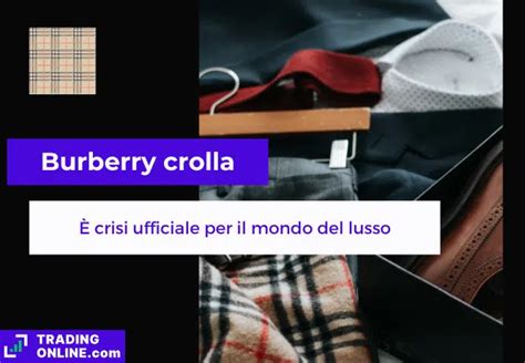 burberry crisi anni 80|burberry financial news.